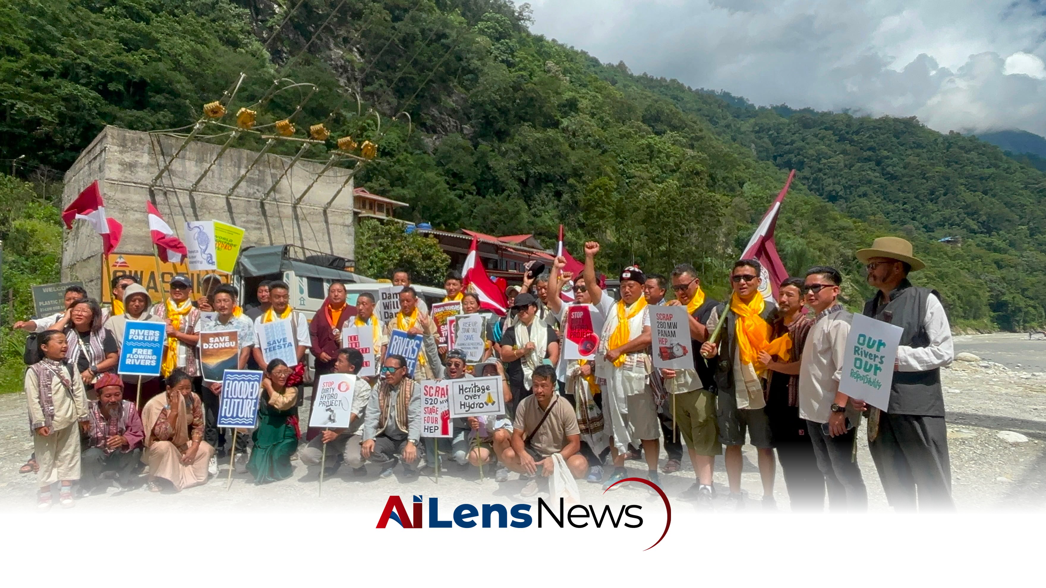 Sikkim's Affected Citizens of Teesta Launch Four-Day March for River Protection