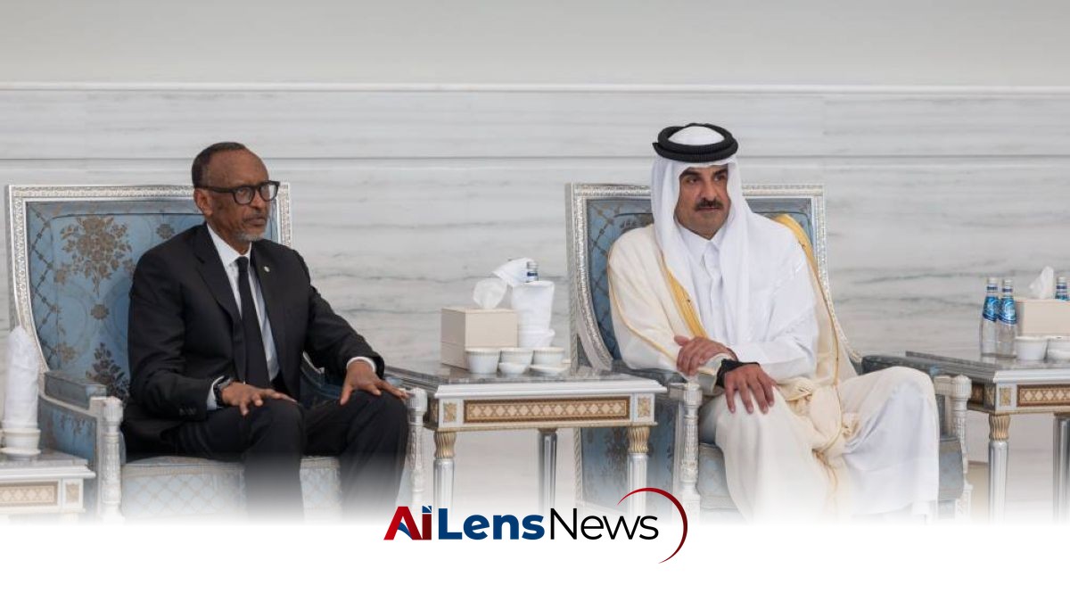 Amir of Qatar Meets Rwandan President Paul Kagame