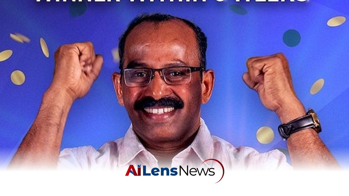 Indian Expat Sunil Kumar Sadasivan Wins Dh30 Million UAE Lottery