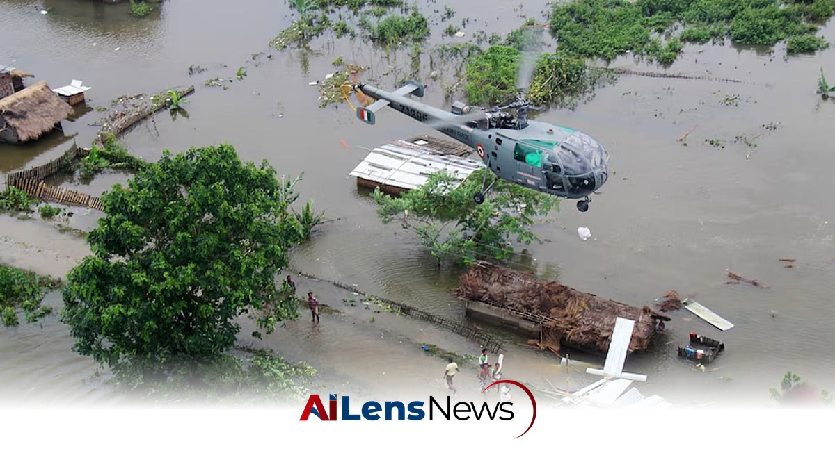 Indian Air Force Commandos Conduct Rescue Operation in Assam's Sivasagar Amid Flood Crisis