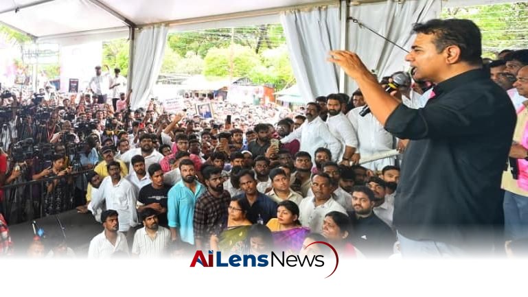 KTR Criticizes Central Government, Calls for Dharmendra Pradhan's Resignation