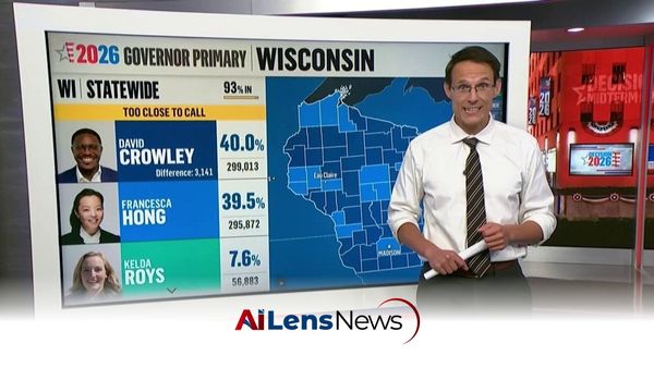 Wisconsin Democratic Governor Primary Remains Uncertain as Votes Counted
