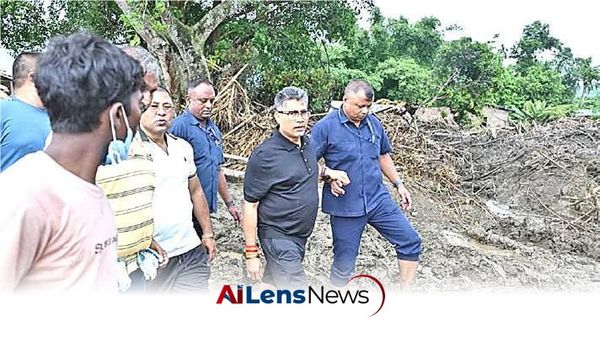 Sivasagar Faces New Flood Threat as Disang Embankment Erodes