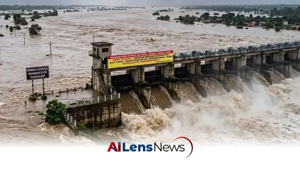 Odisha Flood Alert: Five Districts on High Alert as Hirakud Dam Opens 22 Gates