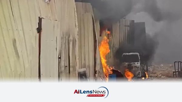 Massive Fire Erupts at Furniture Godown in Gudimalkapur, Hyderabad