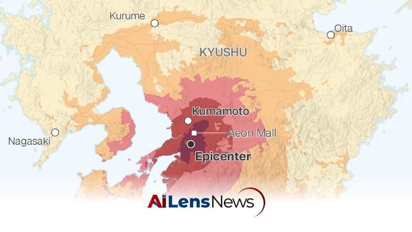 Powerful 6.8 Magnitude Earthquake Strikes Japan's Kumamoto Prefecture