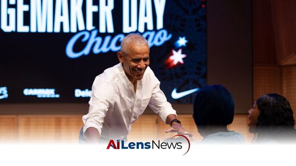 Barack Obama Surprises WNBA All-Stars at Presidential Center Practice