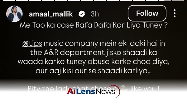 Amaal Mallik Accuses Tanishk Bagchi of Misleading Woman with Marriage Promise