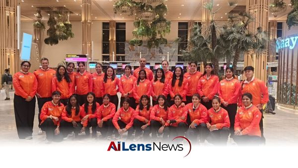 Indian Women's Hockey Team Departs for Europe Ahead of FIH World Cup 2026